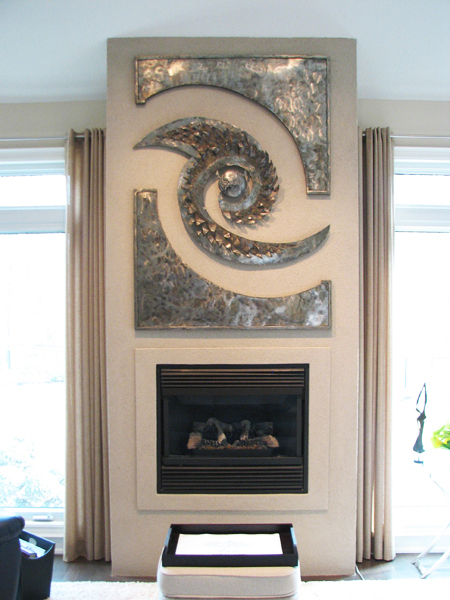 Custom Fireplace Mantel Artwork